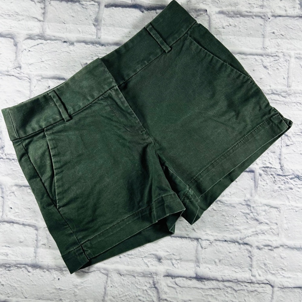 Loft The Riviera Short Womens Size 0 Olive Green Chino Casual Shorts